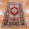 4′ x 6′ Red Fine Hand-Knotted Turkish Oushak Rug – Traditional Wool