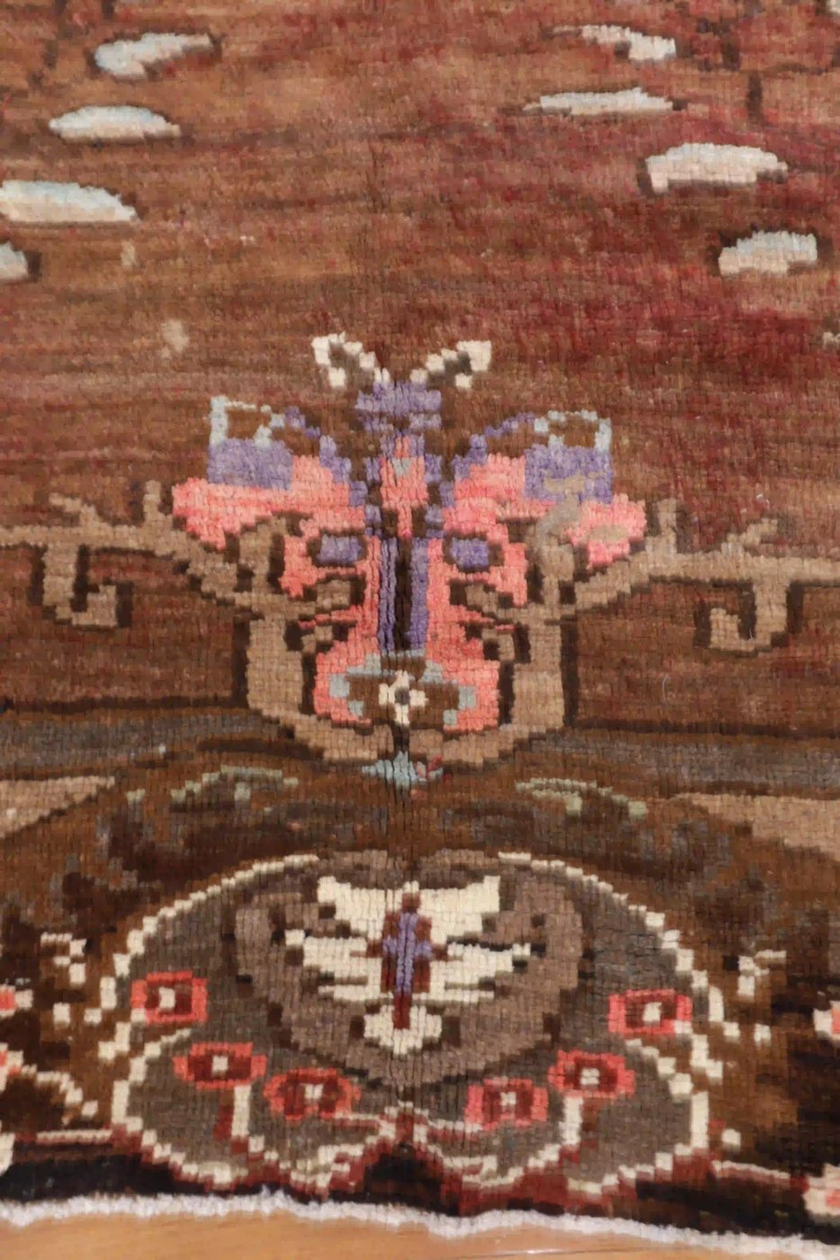 10′ x 11′ Rust Fine Hand-Knotted Turkish Oushak Rug – Traditional Wool - 4 10′ x 11′ Rust Fine Hand-Knotted Turkish Oushak Rug – Traditional Wool