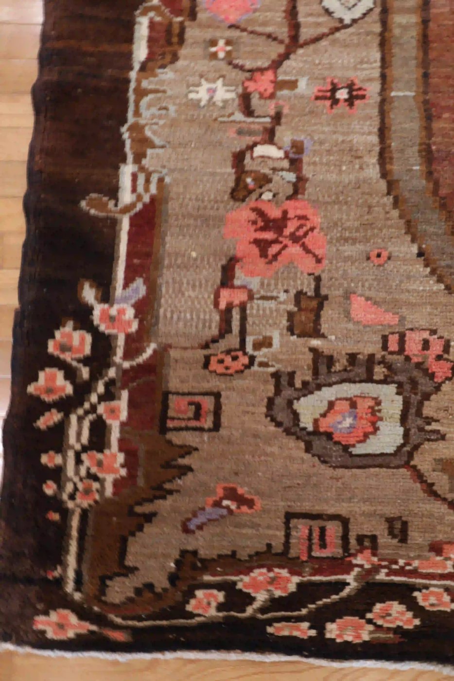 10′ x 11′ Rust Fine Hand-Knotted Turkish Oushak Rug – Traditional Wool - 5 10′ x 11′ Rust Fine Hand-Knotted Turkish Oushak Rug – Traditional Wool