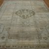 8′ x 12′ Beige Fine Hand-Knotted Turkish Kars Rug – Transitional Wool