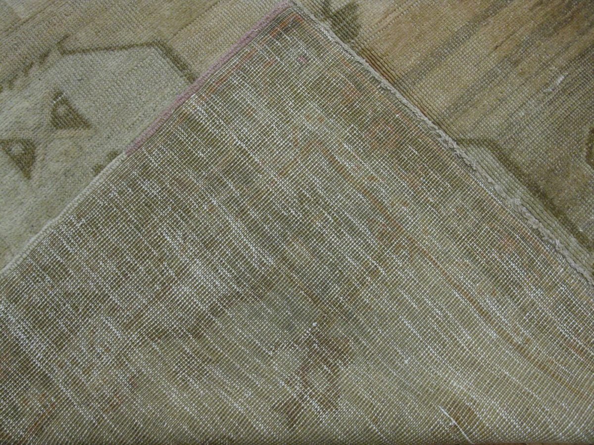 8′ x 12′ Beige Fine Hand-Knotted Turkish Kars Rug – Transitional Wool