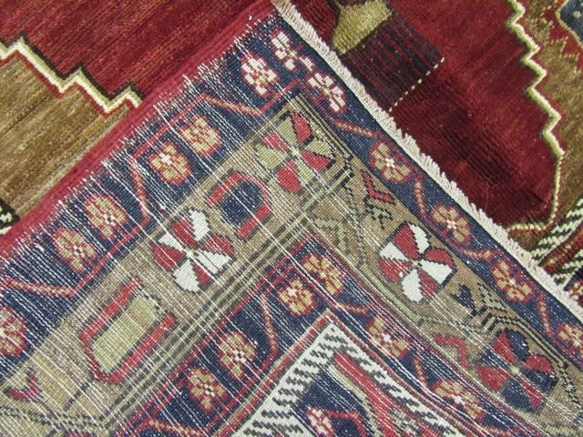 5’x10′ Turkish Oushak Red Vintage Rug Traditional Wool
