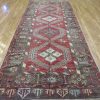 5′ x 12′ Turkish Oushak Red Vintage Runner Rug Traditional Wool