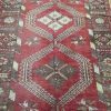 5′ x 12′ Turkish Oushak Red Vintage Runner Rug Traditional Wool