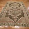 8′ x 12′ Beige Fine Hand-Knotted Turkish Oushak Rug – Vintage Wool