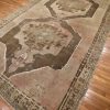 8′ x 12′ Beige Fine Hand-Knotted Turkish Oushak Rug – Vintage Wool