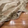8′ x 12′ Beige Fine Hand-Knotted Turkish Oushak Rug – Vintage Wool