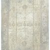 9′ x 14′ Ivory Fine Hand-Knotted Turkish Oushak Rug – Transitional Wool