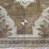 7′ x 10′ Turkish Brown Vintage Rug Transitional Wool