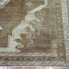 7′ x 10′ Turkish Brown Vintage Rug Transitional Wool
