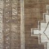 7′ x 10′ Turkish Brown Vintage Rug Transitional Wool