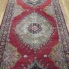 5′ x 14′ Turkish Oushak Red Vintage Rug Traditional Wool