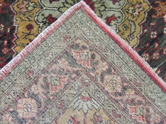 5′ x 14′ Turkish Oushak Red Vintage Rug Traditional Wool