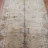 5′ x 14′ Muted Sage and Gold Hand-Knotted Vintage Turkish Oushak Runner – Traditional Wool