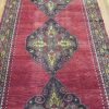 5′ x 13′ Turkish Oushak Red Vintage Rug Traditional Wool