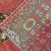 5′ x 13′ Turkish Oushak Red Vintage Rug Traditional Wool