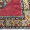 5′ x 12′ Turkish Oushak Red Vintage Rug Traditional Wool