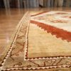 8′ x 11′ Beige Fine Hand-Knotted Turkish Oushak Rug – Vintage Wool