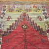 5×11 Turkish Red Vintage Rug Traditional Tribal Wool