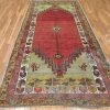 5×11 Turkish Red Vintage Rug Traditional Tribal Wool