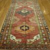 5×10 Turkish Red Vintage Wide Runner Rug Wool