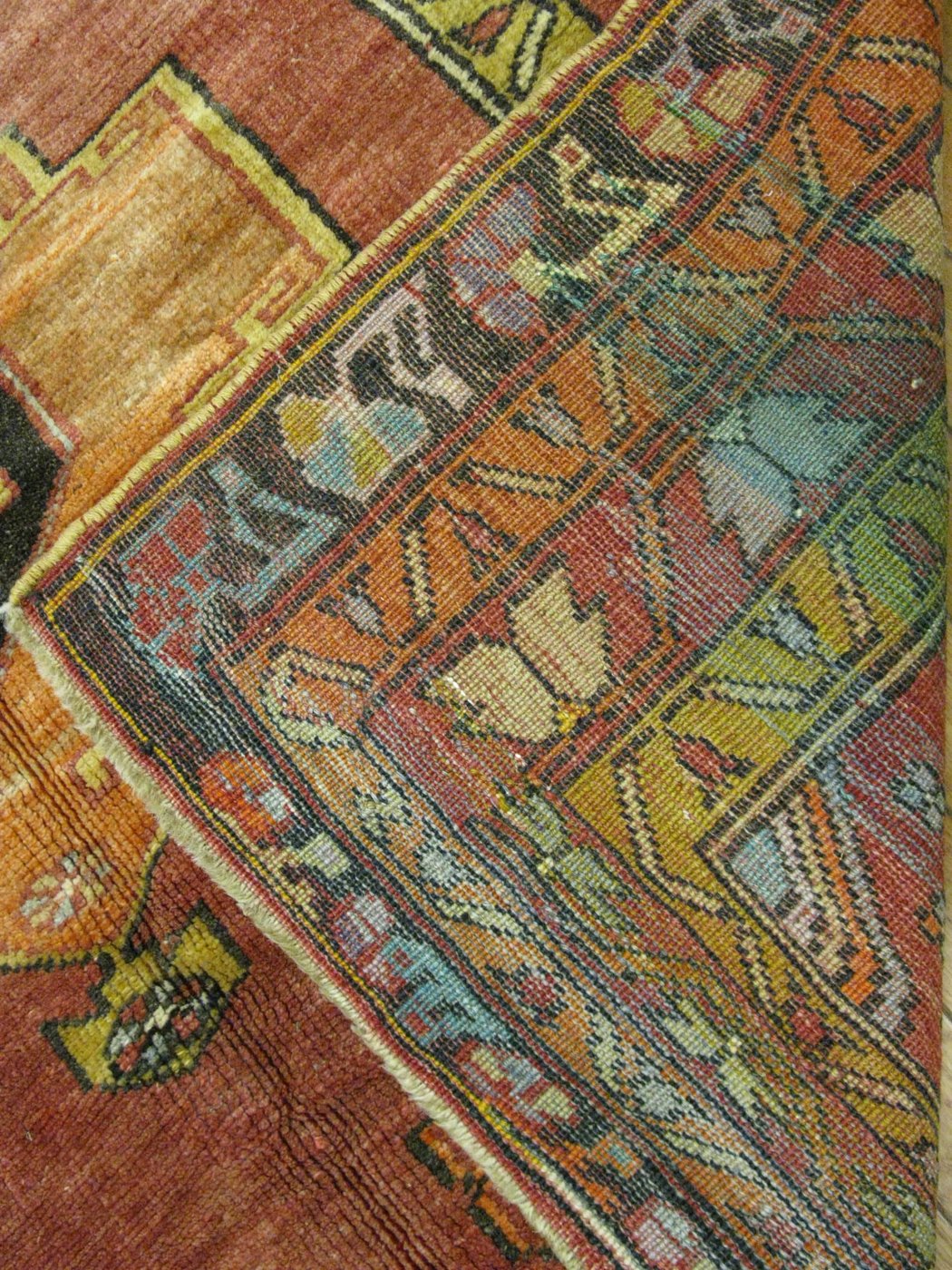 5×10 Turkish Red Vintage Wide Runner Rug Wool