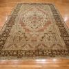 7′ x 12′ Beige Fine Hand-Knotted Turkish Oushak Rug – Vintage Wool