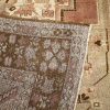 7′ x 12′ Beige Fine Hand-Knotted Turkish Oushak Rug – Vintage Wool