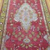 5′ x 12′ Turkish Red Vintage Runner Rug – Traditional Hand-Knotted Wool