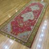 5′ x 12′ Turkish Red Vintage Runner Rug – Traditional Hand-Knotted Wool