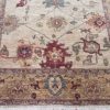 4′ x 6′ Beige Fine Hand-Knotted Pakistan Sultanabad Rug – Traditional Wool