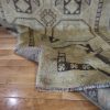 4′ x 14′ Beige Fine Hand-Knotted Vintage Turkish Oushak Runner – Traditional Wool
