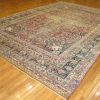 10′ x 15′ Persian Red Lavar Kerman Rug – Late 19th Century Hand-Knotted Wool