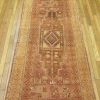 3′ x 14′ Turkish Oushak Rust Brown Vintage Runner Rug – Hand-Knotted Wool