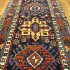 3′ x 17′ Antique Persian Heriz Navy Rust Tribal Runner Rug – Traditional Hand-Knotted Wool