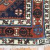 3′ x 17′ Antique Persian Heriz Navy Rust Tribal Runner Rug – Traditional Hand-Knotted Wool