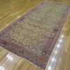 5′ x 11′ Turkish Oushak Sage All-Over Pattern Rug – Vintage Hand-Knotted Wool