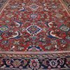 9′ x 12′ Red Fine Hand-Knotted Semi-antique Persian Mahal – Traditional Wool