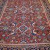 9′ x 12′ Red Fine Hand-Knotted Semi-antique Persian Mahal – Traditional Wool
