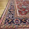 9′ x 12′ Red Fine Hand-Knotted Semi-antique Persian Mahal – Traditional Wool