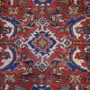 9′ x 12′ Red Fine Hand-Knotted Semi-antique Persian Mahal – Traditional Wool