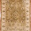 4′ x 6′ Gold Fine Hand-Knotted Indian Agra Rug – Traditional Wool