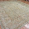 13′ x 17′ Vintage Turkish Oushak Pale Blue – Traditional Hand Knotted Wool