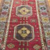 5′ x 14′ Red Fine Hand-Knotted Vintage Turkish Anatolian Runner – Traditional Wool