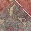 5′ x 12′ Vintage Red Medallion Turkish Oushak Rug – Traditional Wool