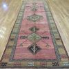 5′ x 13′ Rust Turkish Oushak Tribal Runner Rug – Hand-Knotted Wool