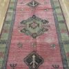 5′ x 13′ Rust Turkish Oushak Tribal Runner Rug – Hand-Knotted Wool