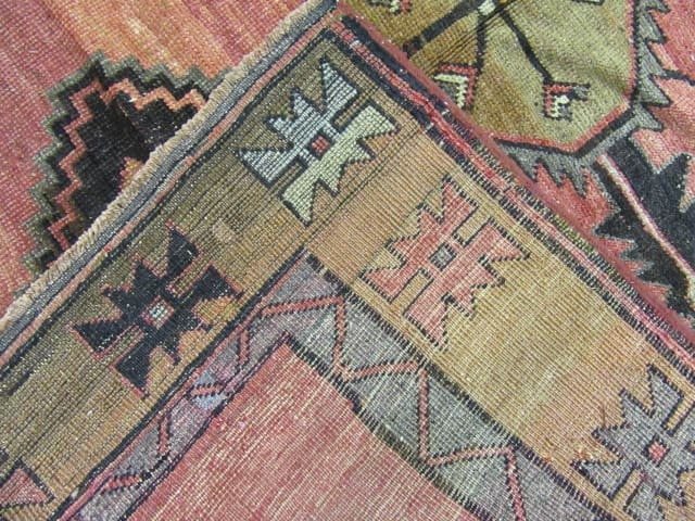 5′ x 13′ Rust Turkish Oushak Tribal Runner Rug – Hand-Knotted Wool