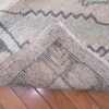 3′ x 10′ Vintage Turkish Oushak Ivory Gray Medallion Runner Rug – Transitional Wool
