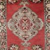 4′ x 11′ Red Fine Hand-Knotted Vintage Turkish Oushak Runner – Traditional Wool